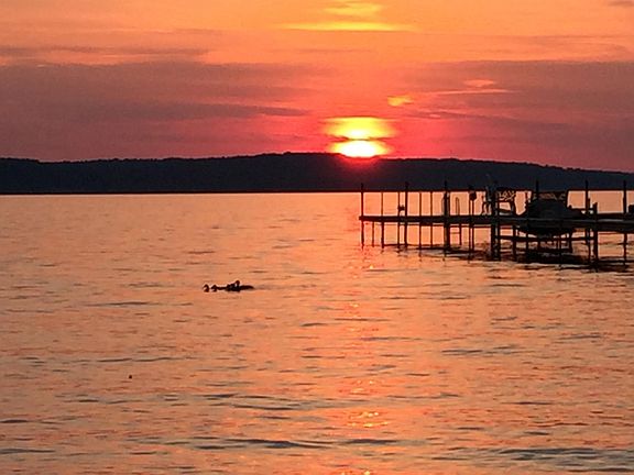 Chautauqua Lake view at Sunset
