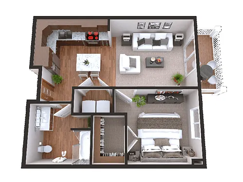 Floor plan DEIII Willow