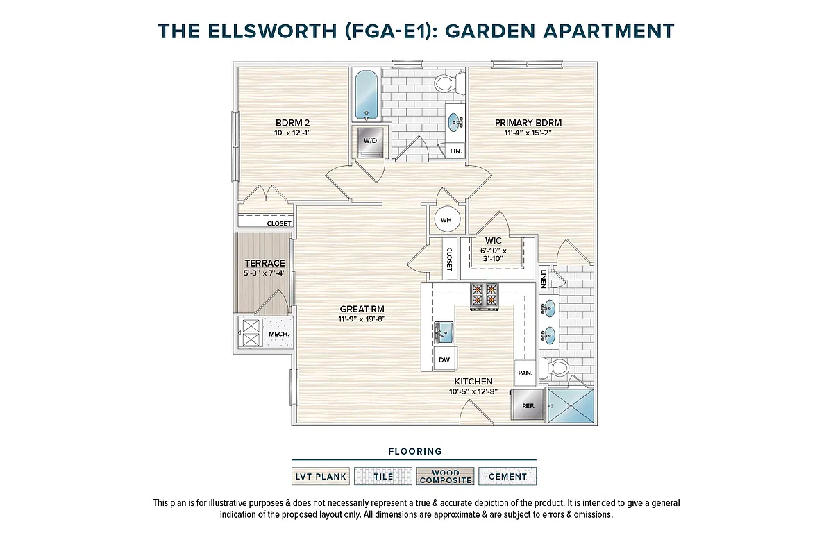 Floor plan The Ellsworth (FGA-E1)