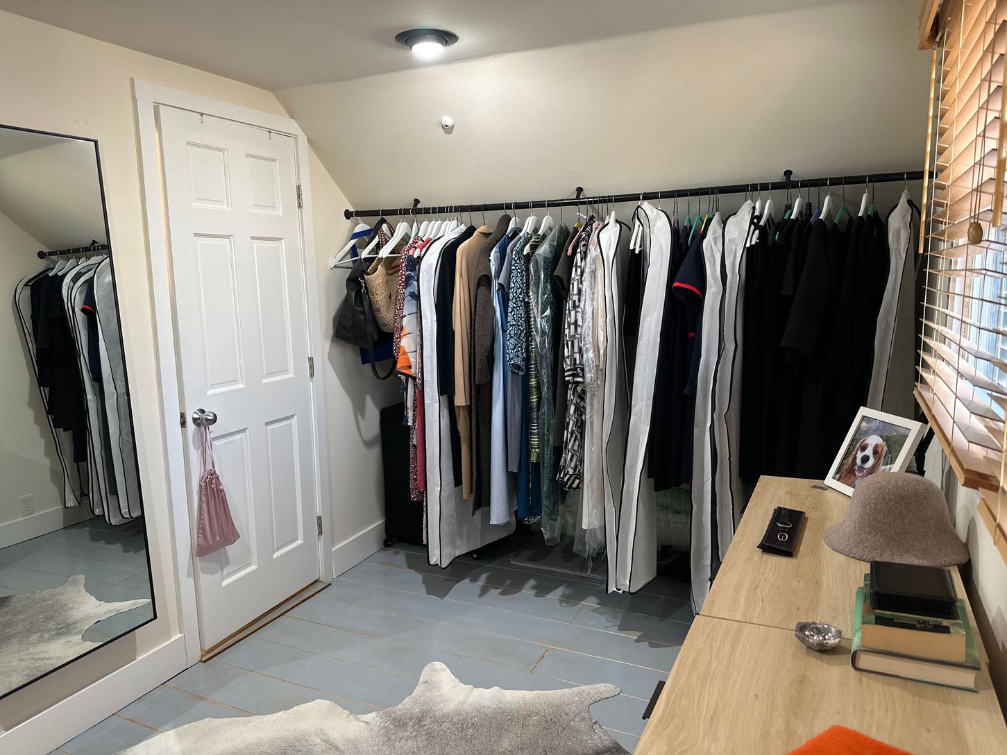  Upstairs bonus room used as walk-in closet storage and dressing area