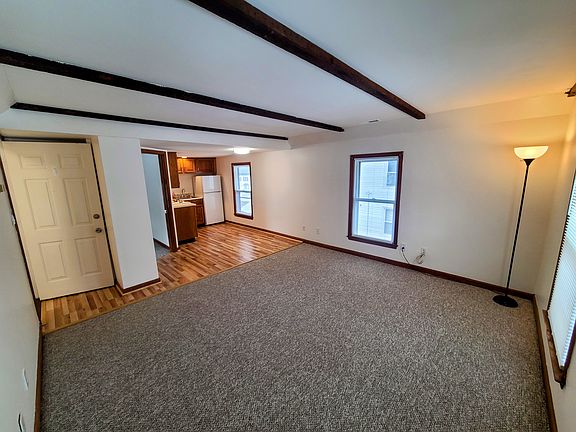 Living room and kitchen