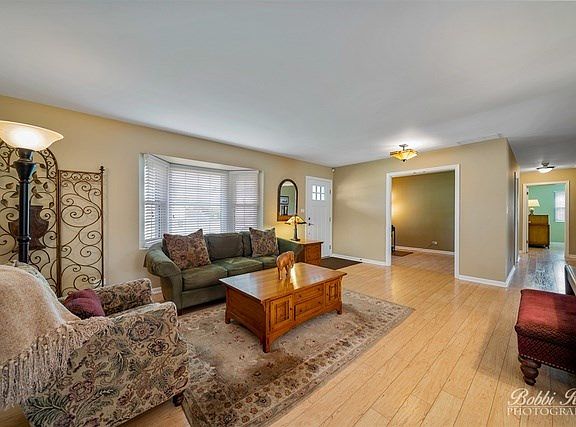 Lovely Living Room with View to 1st Bedroom ;Office.