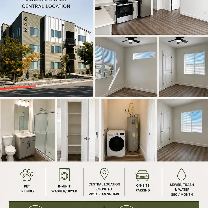 Move-In Ready! New Sparks Apartments with 1 Month Free!