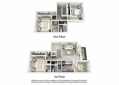 Floor plan C2 - Townhome