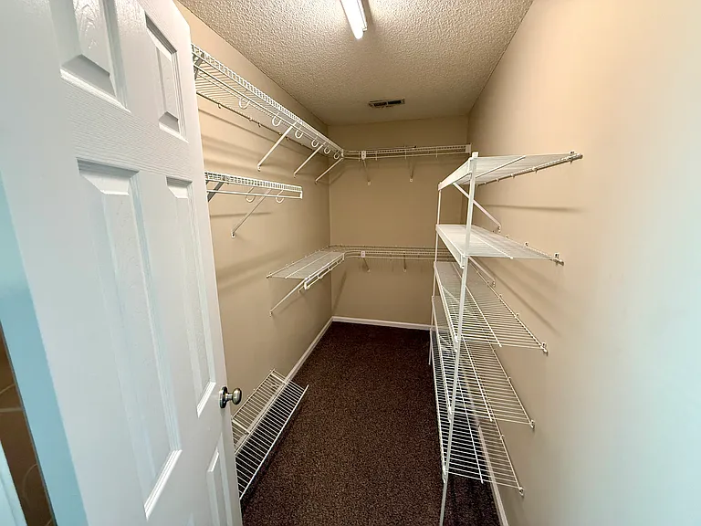 Primary closet