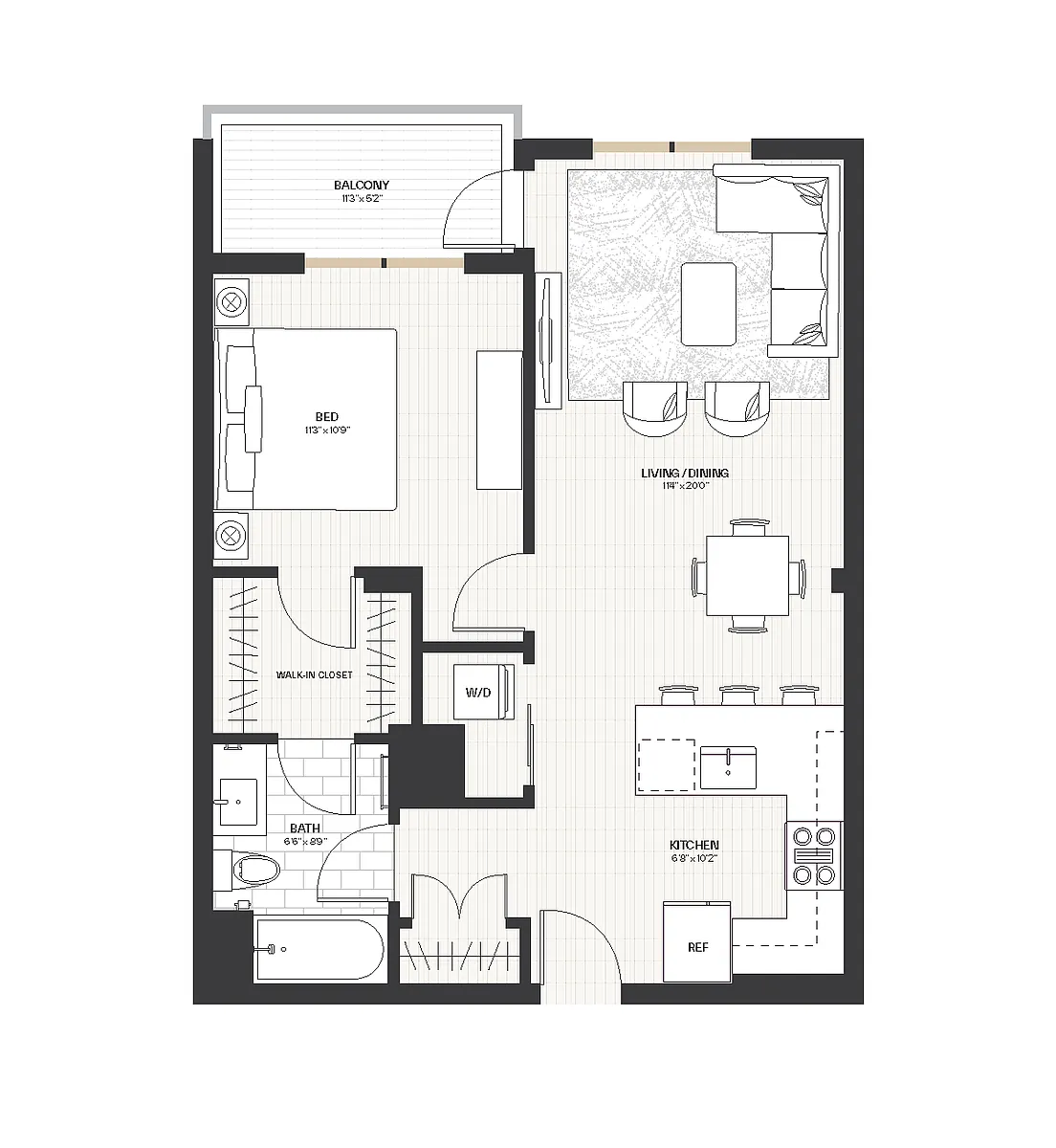 Floor plan 1B2