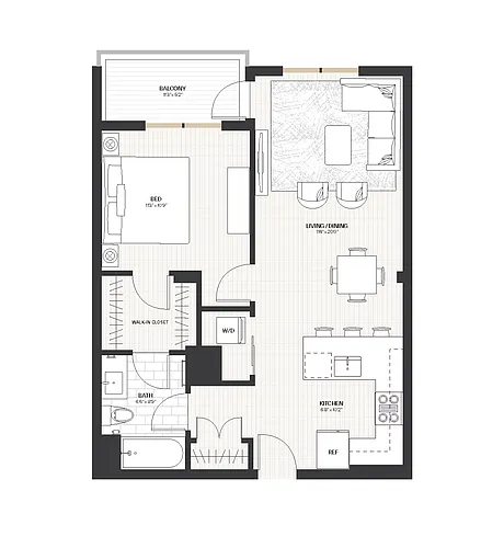 Floor plan 1B2