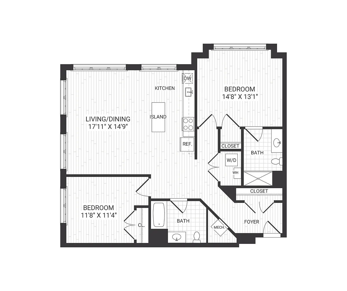 Floor plan B17