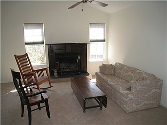 Great room measures 15 X 19, w/new carpet