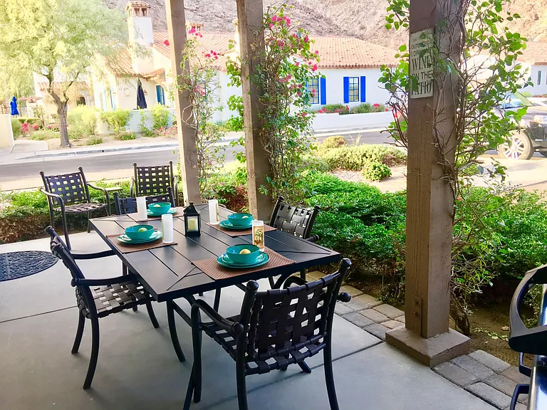 2ND COVERED PATIO WITH MT VIEWS