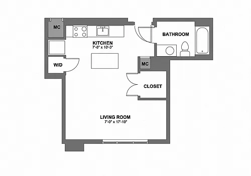 Floor plan Studio