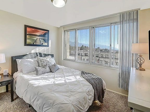 Bedroom with views