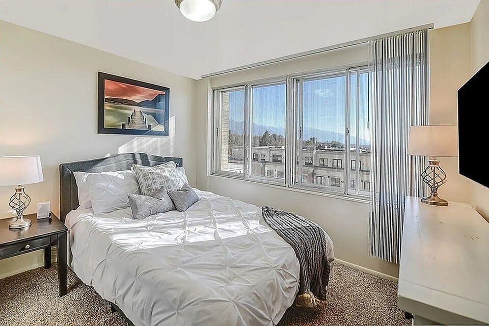 Bedroom with views