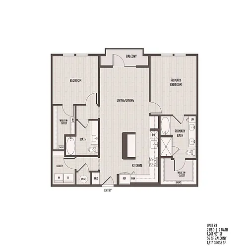 Floor plan B3