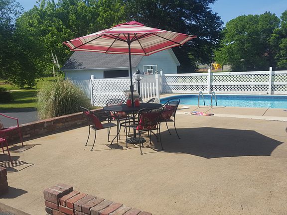 Patio and salt water pool