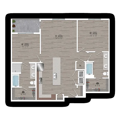 Floor plan 2 H