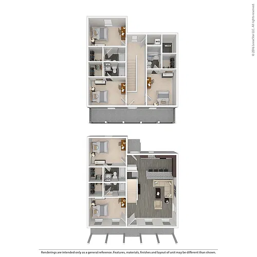 Floor plan 5 Cottage Upper Deck