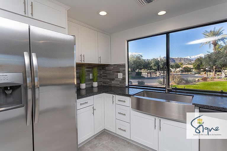 New stainless appliances.