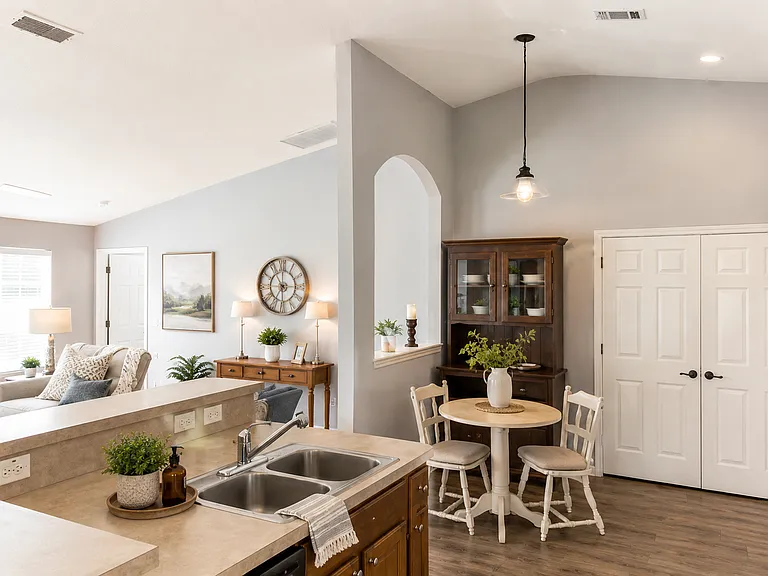 Kitchen and Breakfast Area