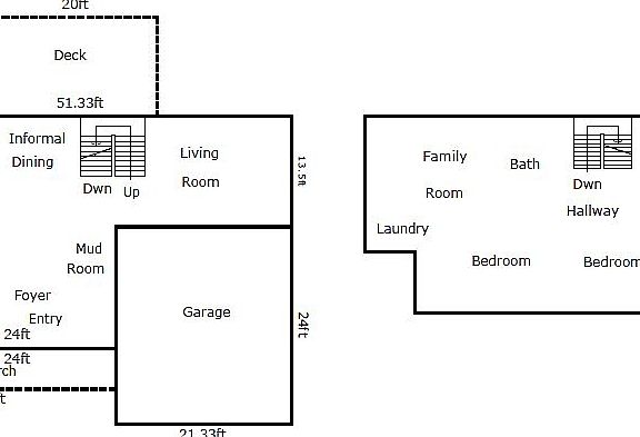Layout 1st & 2nd Floors