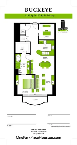 Floor plan Buckeye