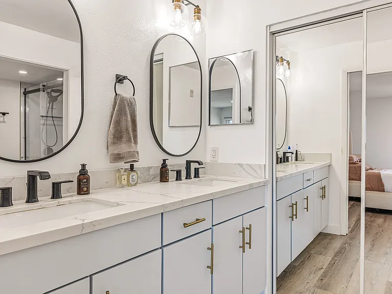 Primary bathroom - double vanity