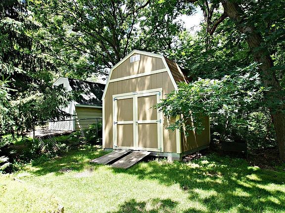 Newer shed for all your outdoor storage needs.