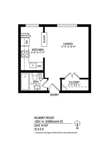 Floor plan Studio