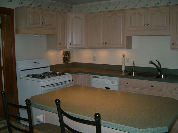 kitchen with island