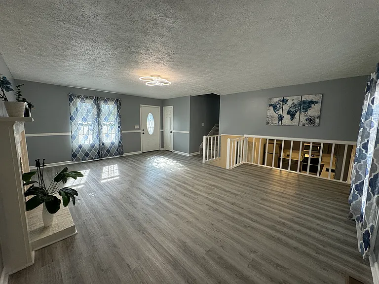 First floor - Living and dining room