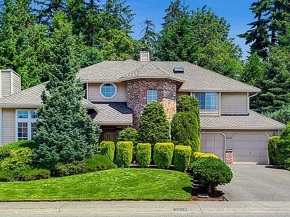 Front of the home looks like a castle!