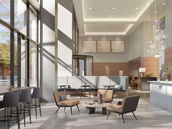 24/7 concierge 2 storied lobby with coffee shop
