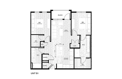 Floor plan B1