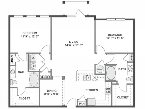 Floor plan C600