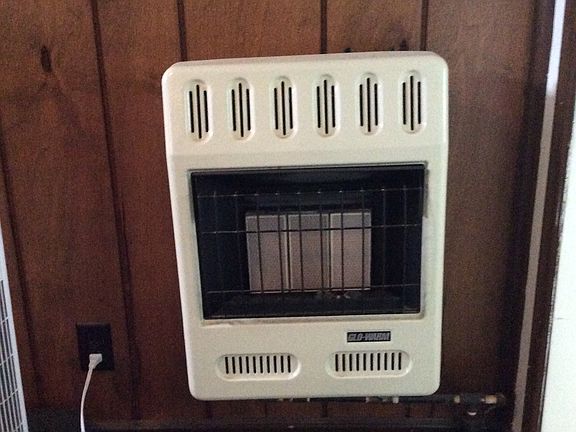 Gas radiant in livingroom