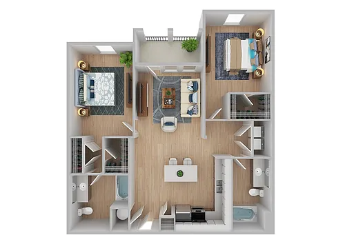 Floor plan Bereford | Renovated