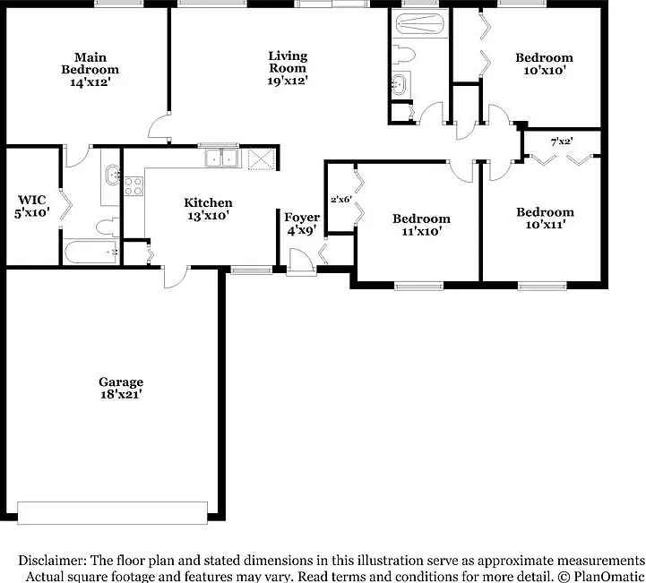 4 bed, 2.0 bath, 1352 sqft, $2,110 — Photo 2