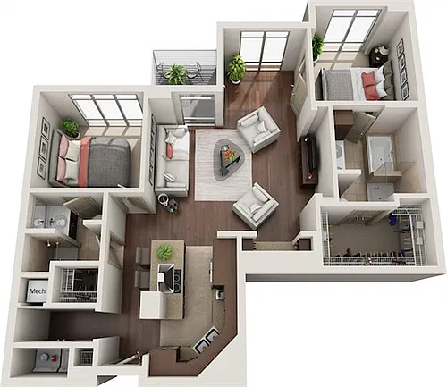 Floor plan B2H