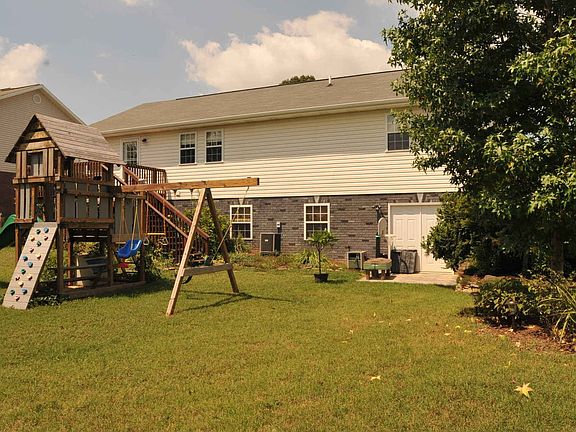 Back yard and deck