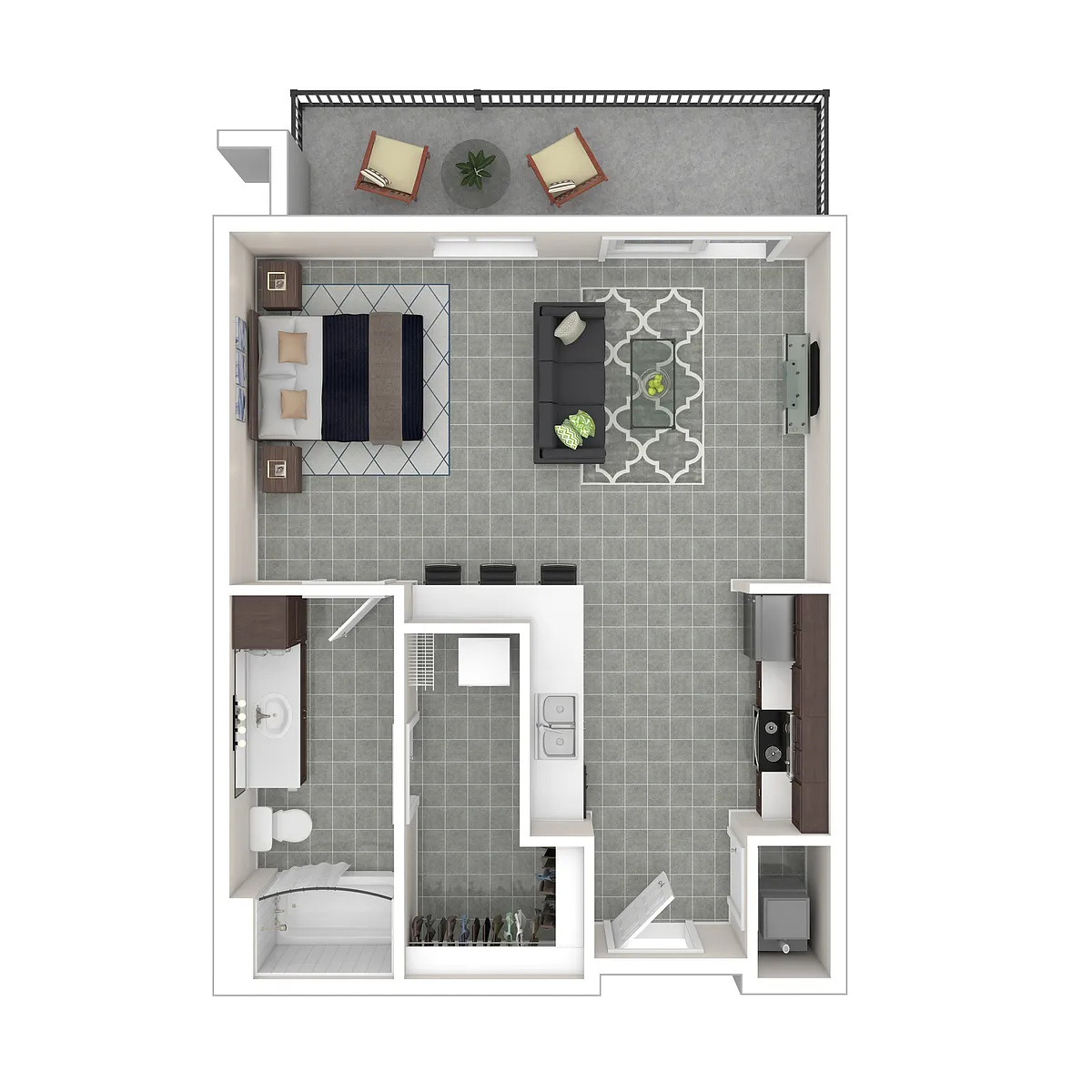 Floor plan S1 Studio