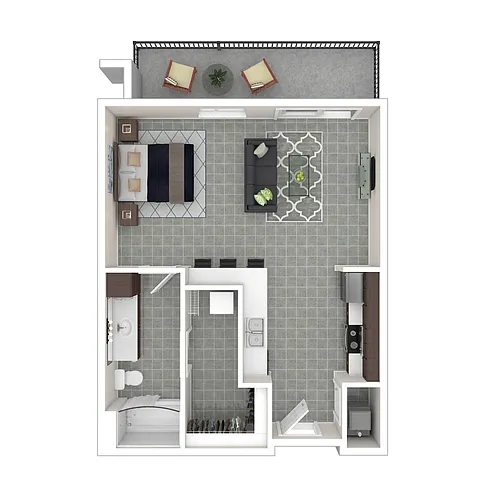 Floor plan S1 Studio