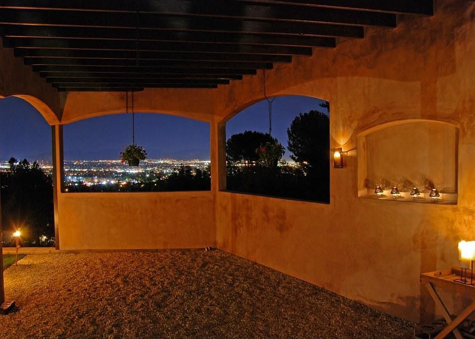 Sweeping views from this quiet 4 bed Tarzana home