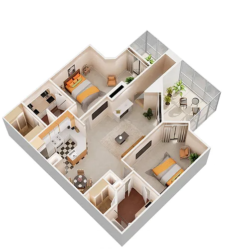 Floor plan B4