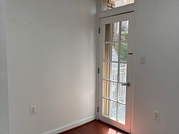 Exit to the first balcony from the living room