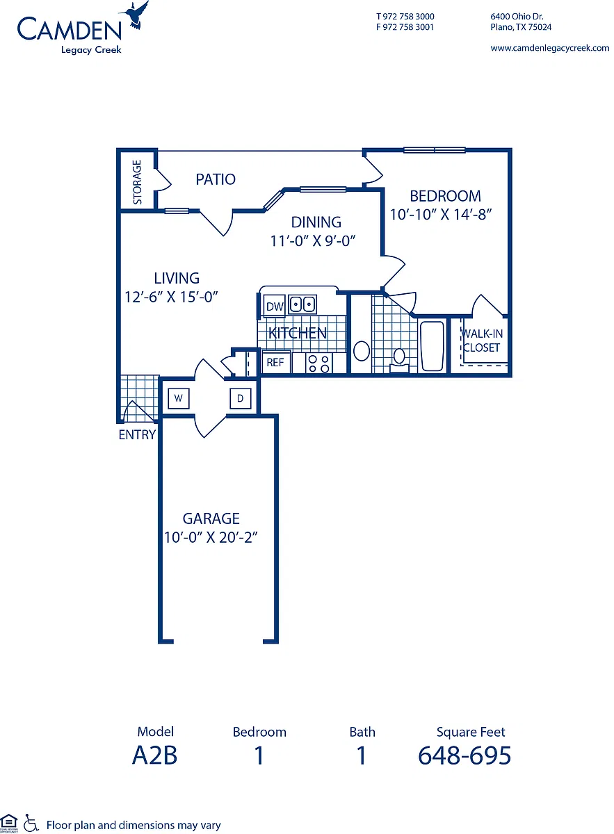 Floor plan A2B
