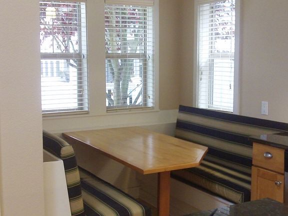 Dining Nook, Newly Upholstered