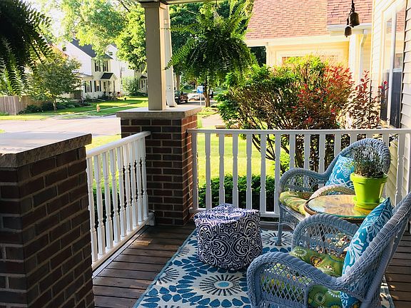 Covered front porch