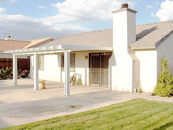 Security door in the back yard