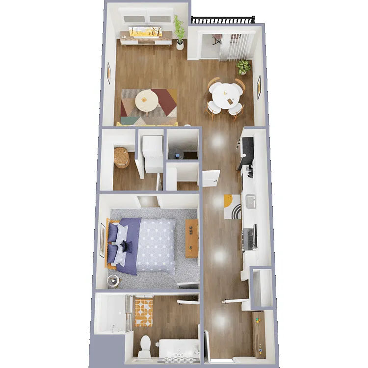 Floor plan Linen Canape'