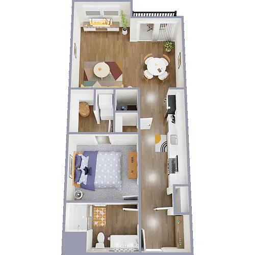 Floor plan Linen Canape'